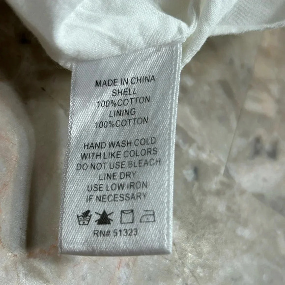 1.State ,dress,women M,white,crochet,big eyelet,halter dress,cotton,Resortwear - Picture 12 of 13